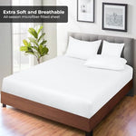 Elastic corner detail for secure mattress fit
