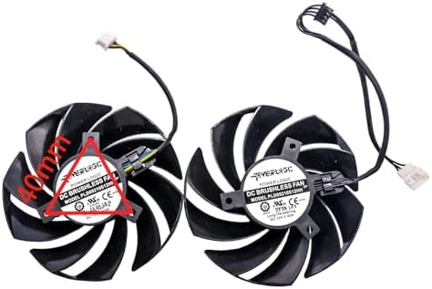 BestParts 85mm cooling fan for MSI RTX 4060 showing the close-up texture of the engineered aerodynamic fan blades.
