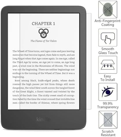 (3 Pack) for All-new Kindle and Kindle Kids 6.0 inch (11th/10th Generation, 2024/2022/2019 Released) High Definition Screen Protector Film [Not Glass] - Image 3