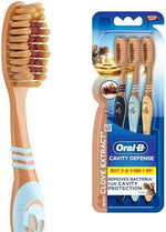 Oral-B Gentle Care Adult Toothbrush with Clove Extract, Extra Soft (Buy 2 Get 1 Free),Multicolour - Image 2