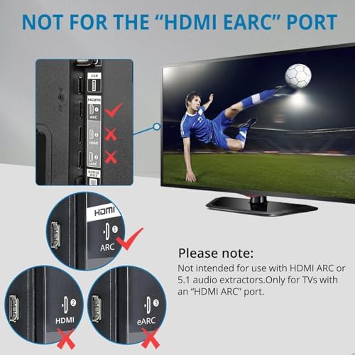 AUTOUTLET HDMI audio adapter alongside the included USB power and auxiliary conversion cables.