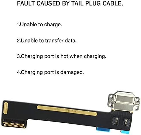 Close up of the iPad Mini charging port assembly ribbon cable