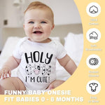 Cow print container packaging for Iaovueby newborn gift set