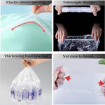 Leakproof baby potty refill liners with elastic band detail