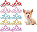 Balacoo Pearl Crown Pet Hair Clip front view