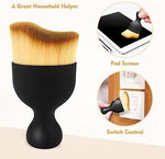 High density soft bristle car duster for premium interior maintenance