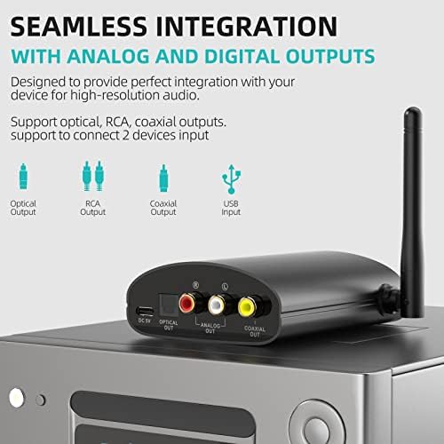 1Mii electronic audio adapter premium design with built-in equalizer controls