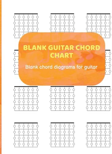 Blank guitar chord chart: Blank chord diagrams for guitar - Image 2