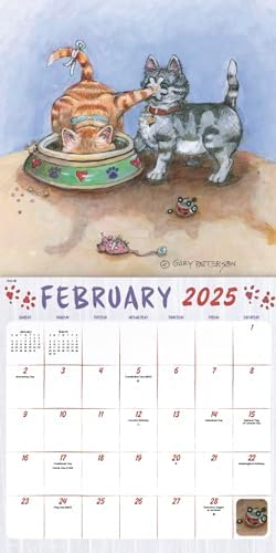 2025 Gary Patterson - Cats Wall Calendar - Image 4