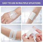 Ten rolls of professional grade surgical tape for sensitive skin protection