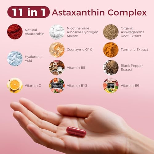 Authentic USA imported AiVital astaxanthin complex for skin hydration and eye health support