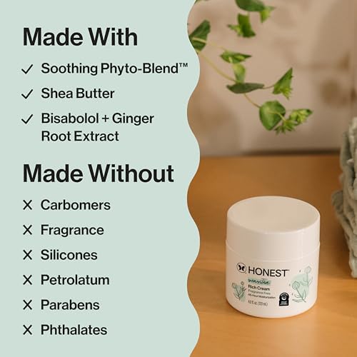 Thick shea butter moisturizer for 48 hour hydration on dry sensitive skin areas