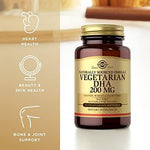 Solgar gluten free and dairy free vegetarian softgels for daily wellness