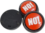 The Big Red No Sound Button battery compartment view