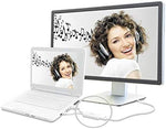 j5create video audio adapter showing the female HDMI output port for modern television connectivity.