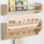 Cephira baby announcement sign pack showcasing premium packaging box and lightweight engraved wooden pieces