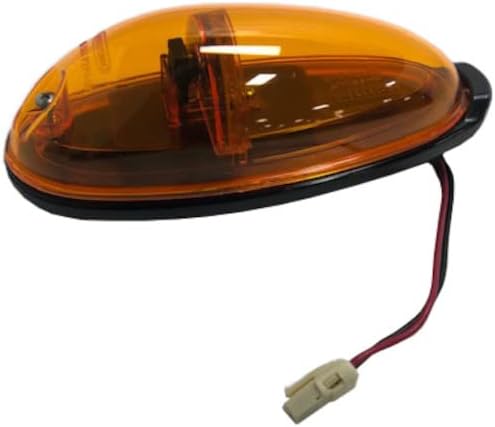 Back view of the imported vehicle signaling marker lamp showing the secure connector port.