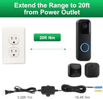 UYODM smart doorbell transformer adapter showing the direct plug assembly and inline voltage module.