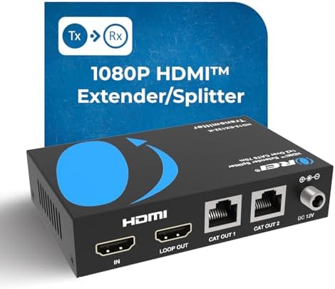 Orei network audio video adapter kit showing comprehensive hardware connectivity