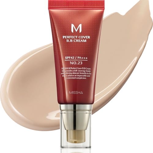 MISSHA M Perfect Cover BB Cream Number 23 Natural Beige 50ml bottle front view