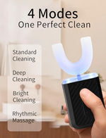 COOBST adult power toothbrush resting on its wireless charging dock platform