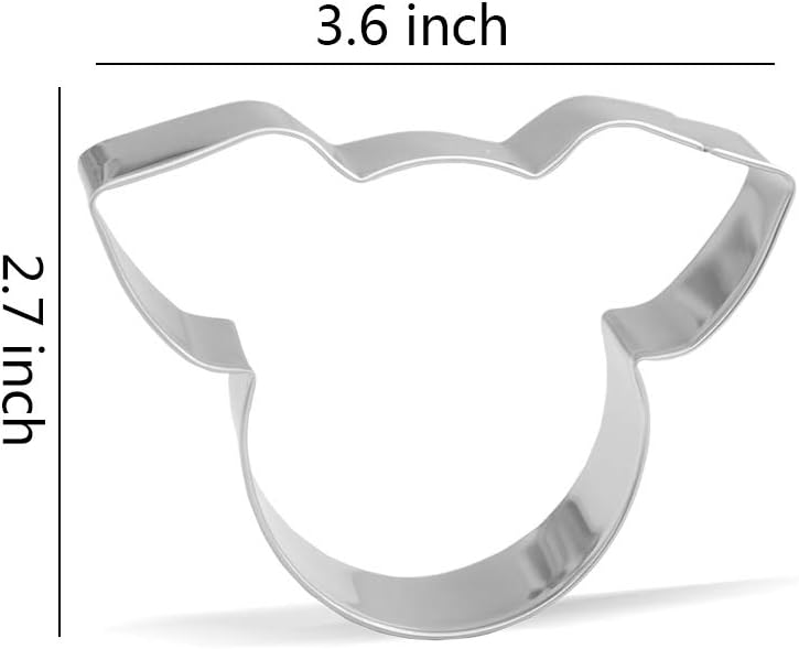 Keewah stainless steel animal cookie cutters assortment