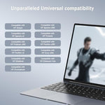 Side profile of the lightweight replacement power cord adapter for modern laptops