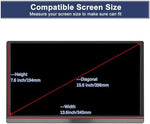 Anti blue light matte display film for fifteen point six inch monitors
