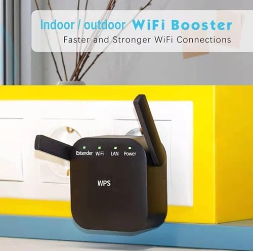 Rear view of Nemakin range extender with Ethernet port