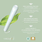 Authentic USA imported Organyc 16 count pack showing organic certification labels.