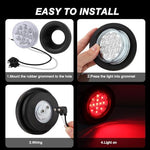 Jamarco multi faceted reflex reflector led trailer light close up
