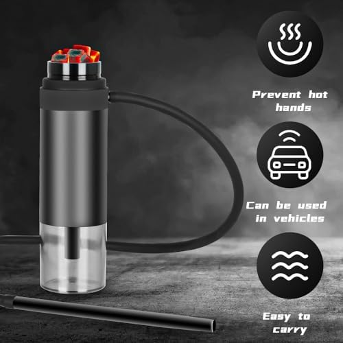 Hookah Set Portable Cup Hookah With Everything Great For Car Travel Include All Accessories - Image 4