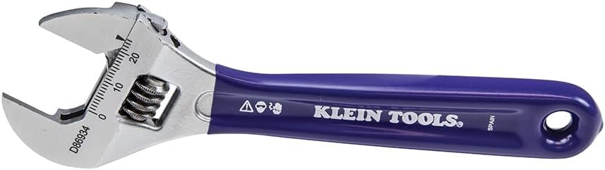 Klein Tools D86934 wrench profile highlighting thin jaw design