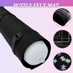 CallKroon portable puzzle keeper rolled up securely around an inflatable tube showing travel portability