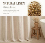 Close up shot of the rustic boho farmhouse cross hatch woven fabric texture