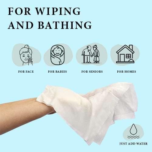 ProHeal dry baby wipes size comparison