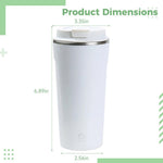Yeeplant portable self-stirring travel mug packaged with charging cable