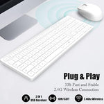 Silent click wireless mouse showing battery compartment and nano receiver storage slot