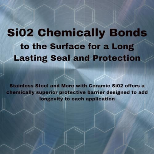 Streak free shine results on a stainless steel sink after using silicon dioxide polish
