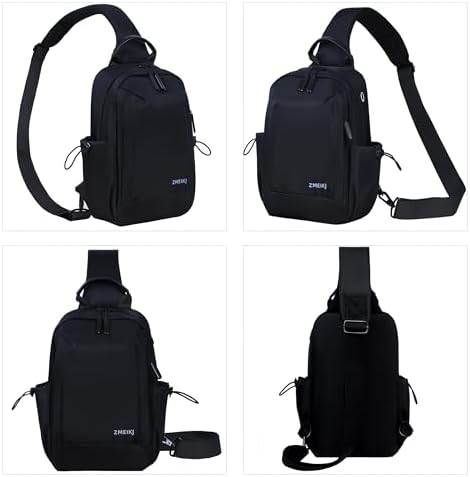 Zmeiikj messenger bag side water bottle pocket