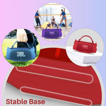 Silicone Cover Compatible with JBL Charge 6 Portable Speaker (Black Cover) - Image 7