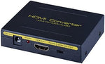 ViewHD digital to analog audio splitter displaying the Toslink optical and RCA stereo ports.