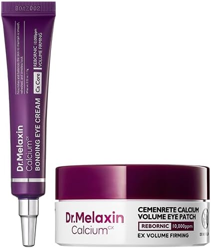 Dr.Melaxin Calcium Eye Patch and Bonding Eye Cream bundle set front view