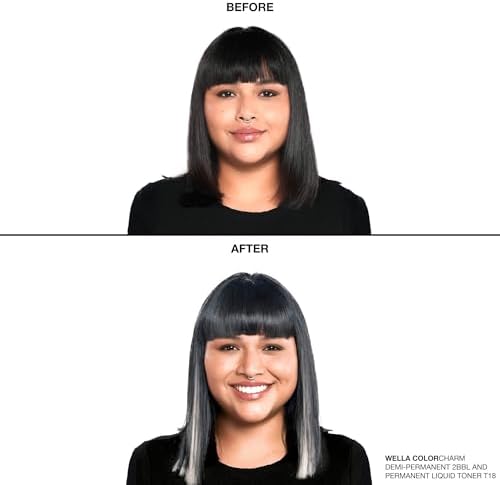 Demidemand gray hair coverage results on premium hair swatch booklet.