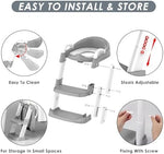 Secure anti-slip pads underneath the base of the imported western toilet trainer.