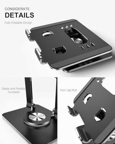 Heavy duty non-slip desktop mechanical stand for universal smartphones