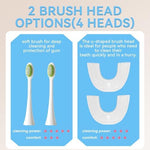 Pvogrt U-shaped electric toothbrush set with charging cable