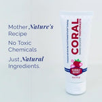 Fluoride free kids toothpaste with coral calcium for remineralization