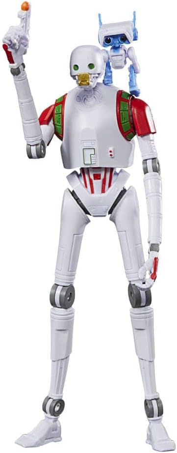 Star Wars Black Series KX Security Droid Holiday Edition front view collectible action figure.