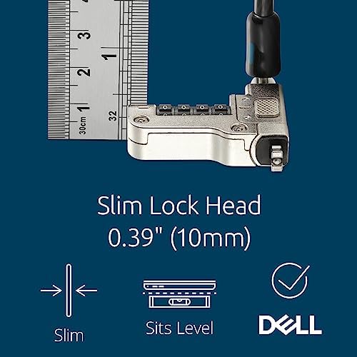 The full 1.8-meter carbon steel security cable with its protective plastic sheath layout.